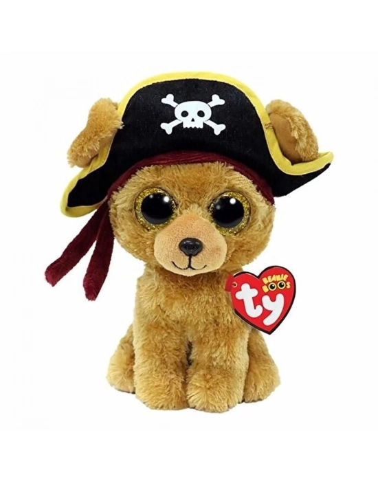 ÇOK SATAN Ty Beanie Boos Peluş Korsan Köpek Rowan 15 cm