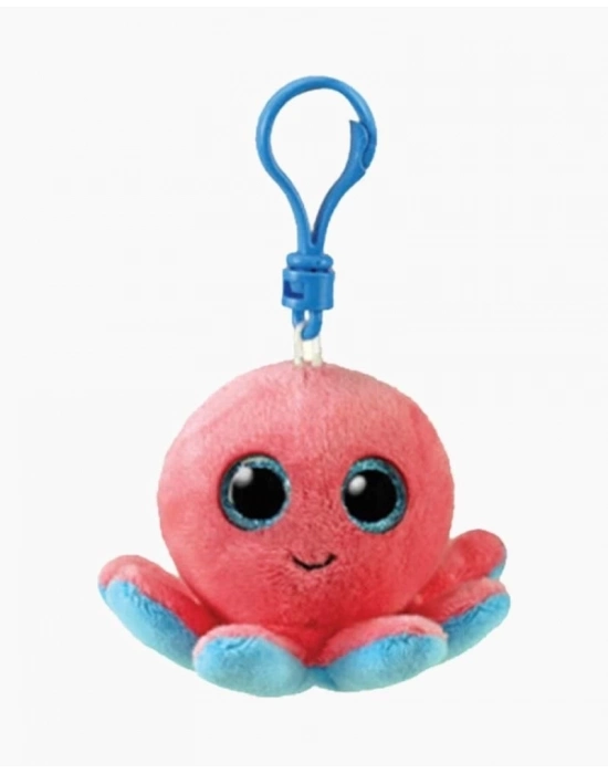 ÇOK SATAN Ty Beanie Boos Peluş Pembe Ahtapot Anahtarlık Sheldon