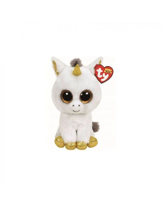 ÇOK SATAN Ty Beanie Pegasus the White Unicorn 15cm