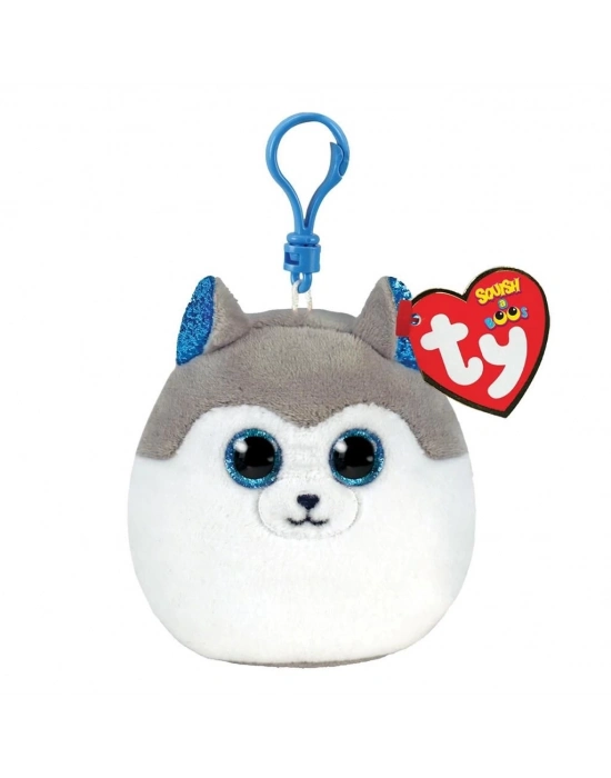 ÇOK SATAN Ty Squishy Beanies Peluş Köpek Anahtarlık Slush