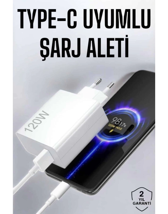 ÇOK SATAN Type-C 120W Şarj Aleti Hızlı Şarj Turbo