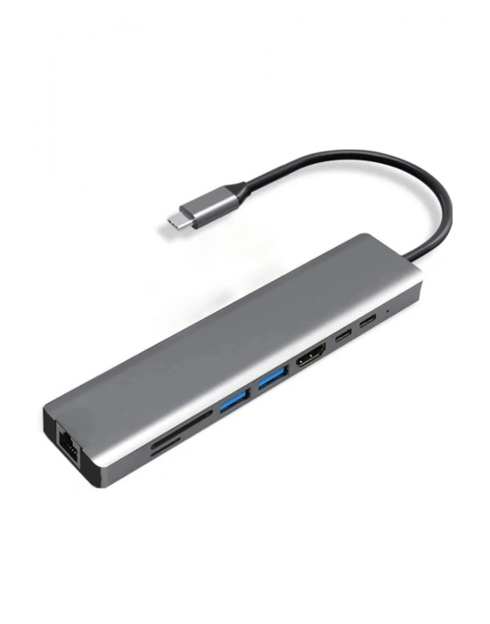 ÇOK SATAN Type-c To Hdtv Multifunction Adapter 8 Port Kablo