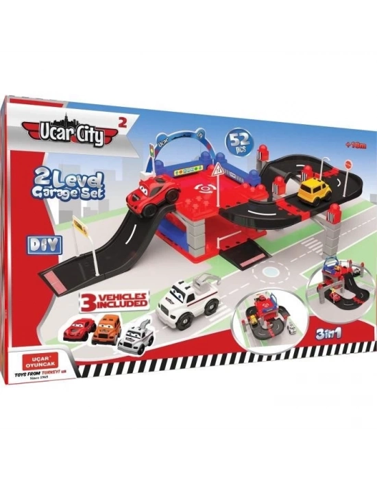 ÇOK SATAN UÇAR CİTY 2 İKİ KATLI GARAJ SETİ