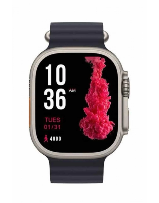 ÇOK SATAN Ultra Akıllı Saat 49 Mm Çift Kordonlu Arama Cevaplama Bluetooth Bağlantılı