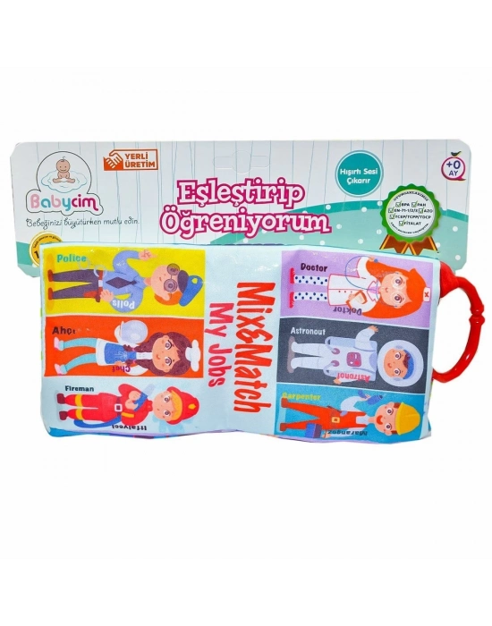 ÇOK SATAN URT003-20 Eşleştirip Öğreniyorum Meslekler - Birlik Toys