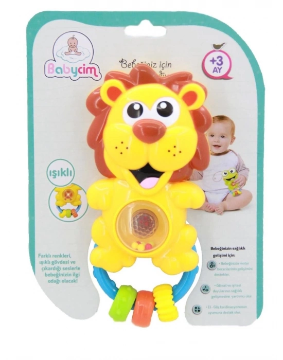 ÇOK SATAN URT041-004 BABYCİM NEŞELİ SSLİ PİLLİ ASLAN ÇINGIRK
