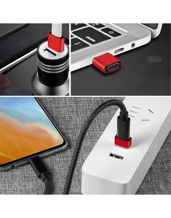 ÇOK SATAN USBden TYPE-C ye Dönüştürücü Adaptör Veri Aktarımı Sağlayıcı Şarj Data Çevirici
