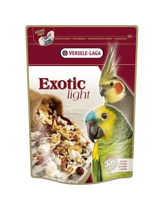 ÇOK SATAN Versele Laga Exotic Light Meyve Yemiş Papağan Yemi 750 Gr