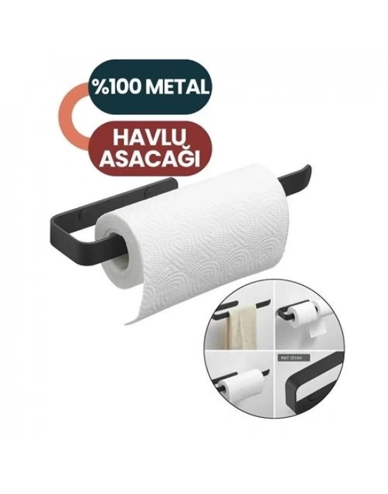 ÇOK SATAN Vigna Black Havlu Folyo Asacağı