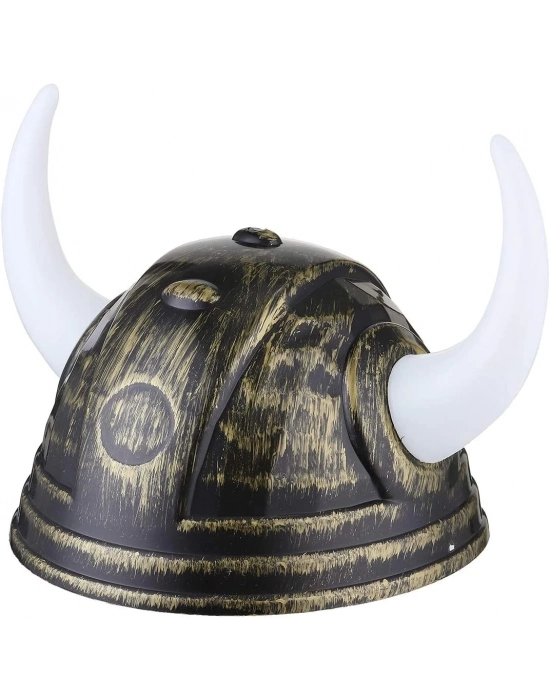 ÇOK SATAN Viking Başlığı Asteriks Başlığı Altın Renk