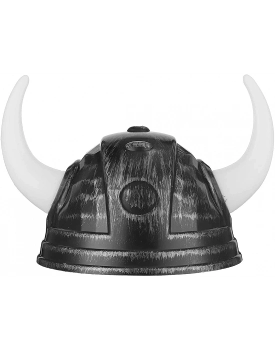 ÇOK SATAN Viking Başlığı Asteriks Başlığı Gümüş Renk