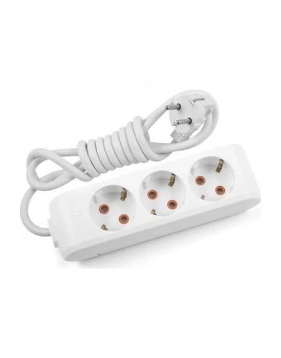 Viko Multi-let 3 lü 5 Metre Topraklı Grup Priz