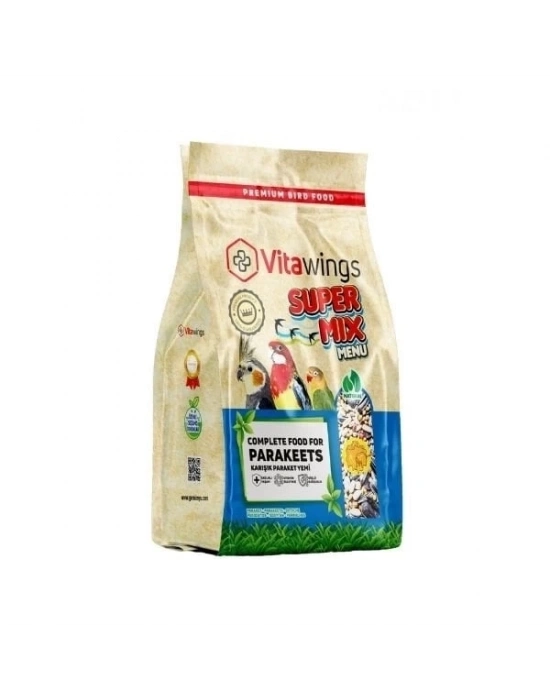 ÇOK SATAN Vitawings Süper Mix Paraket Kuş Yemi 800 Gr