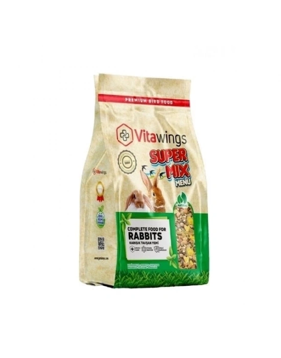 ÇOK SATAN Vitawings Süper Mix Tavşan Yemi 800 Gr