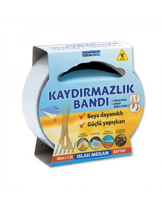 ® Vodaseal Islak Mekan Kaydırmazlık Bandı 36 mm 2,5 Metre
