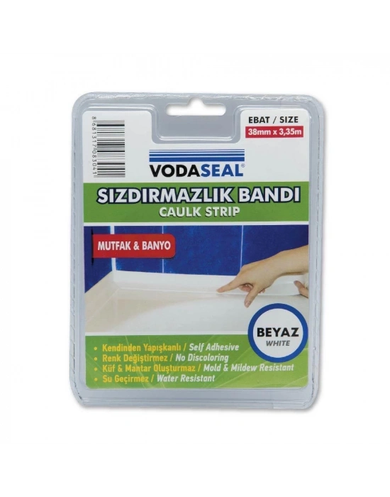 ® Vodaseal Küvet Kenar Sızdırmazlık Bandı 38 mm 3,35 Metre
