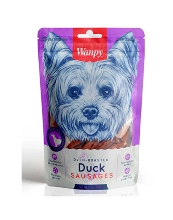 ÇOK SATAN Wanpy Ördek Etli Sosis Köpek Ödül Maması 100 Gr