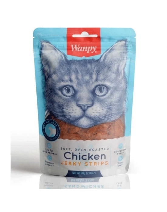 ÇOK SATAN Wanpy Oven Roasted Tavuklu Yumuşak Taneli Kedi Ödül Maması 80 Gr