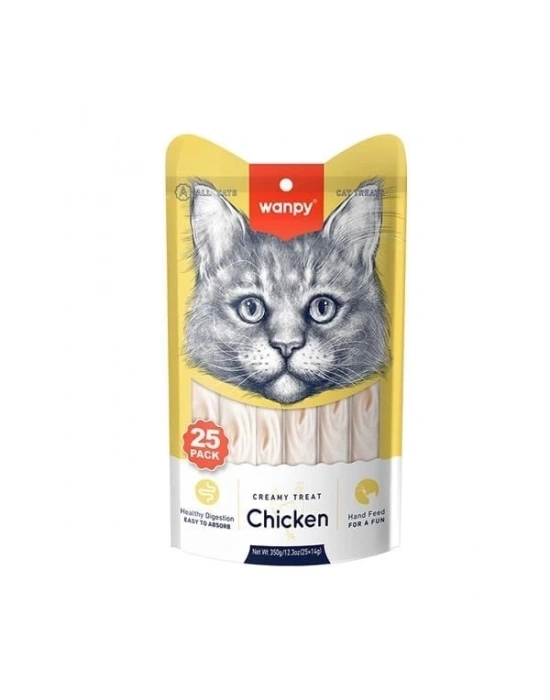 ÇOK SATAN Wanpy Tavuklu Sıvı Kedi Ödülü 14 Gr 25 Adet