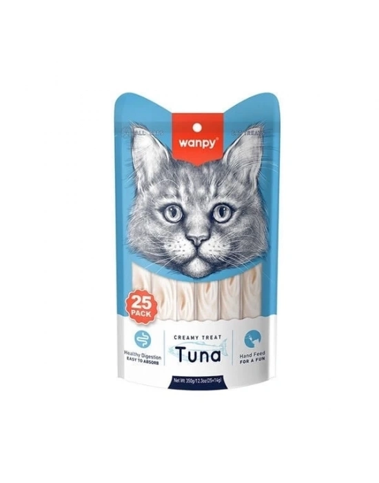 ÇOK SATAN Wanpy Ton Balıklı Sıvı Kedi Ödülü 14 Gr 25 Adet