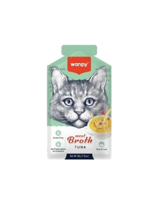 ÇOK SATAN Wanpy Ton Balıklı Tahılsız Kedi Çorbası 50 Gr
