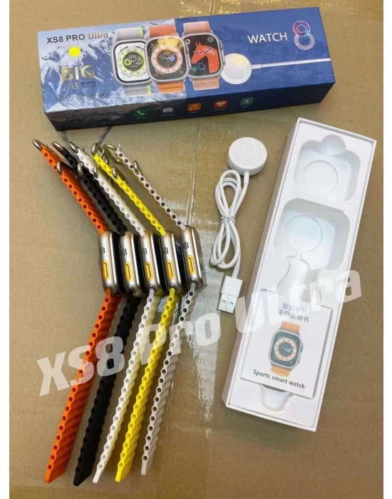 ÇOK SATAN Watch 8 Akıllı Saat Xs8 Pro - Bluetooth, Su Geçirmezlik, Kablosuz Şarj