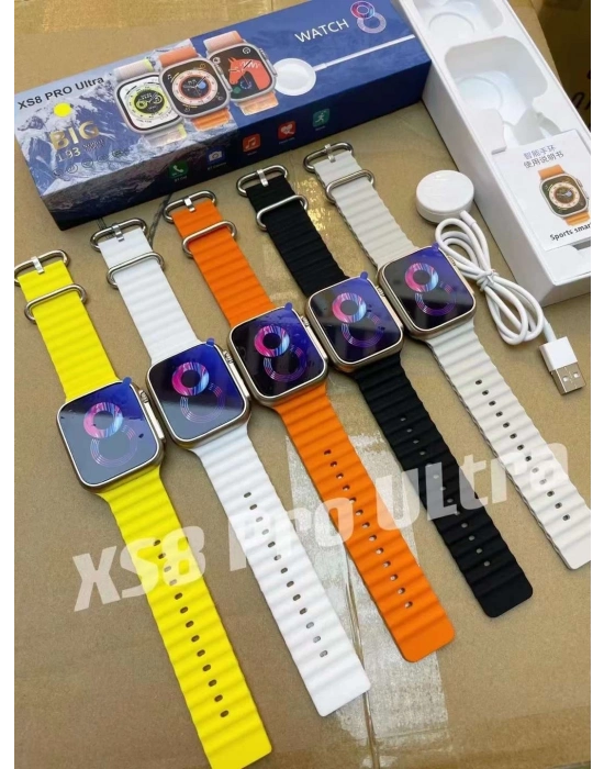 ÇOK SATAN Watch 8 Akıllı Saat Xs8 Pro - Bluetooth, Su Geçirmezlik, Kablosuz Şarj