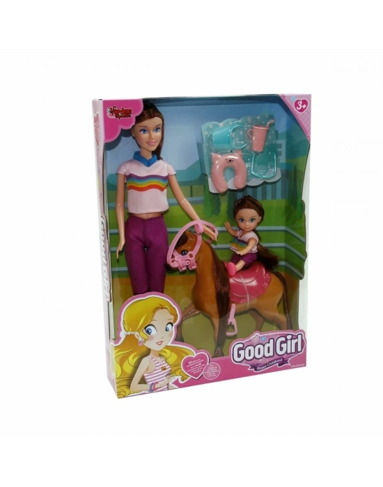 ÇOK SATAN WG-115162 Kutulu 29cm Atlı Kızı ve Anne Bebek