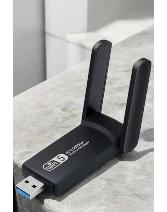 ÇOK SATAN Wifi Adaptör Çift Bantlı Kablosuz Wifi Adaptörü