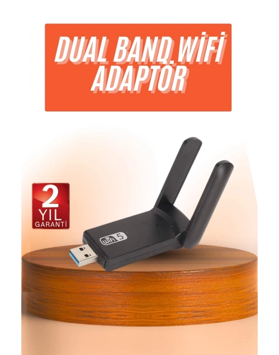 ÇOK SATAN Wifi Alıcı Dual Band Usb 3.0 Adaptör Kablosuz Windows 7/8/10/11