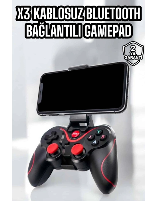 ÇOK SATAN X3 Gamepad Oyun Kolu Bluetooth Bağlantılı Gamestick Android Uyumlu