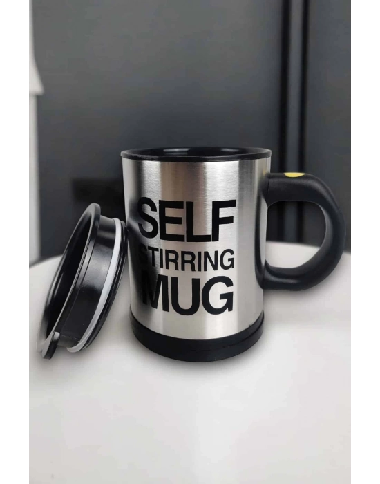 ÇOK SATAN Yazılı Mug Kupa Karıştırıcı Özelliği Ve Paslanmaz Çelik