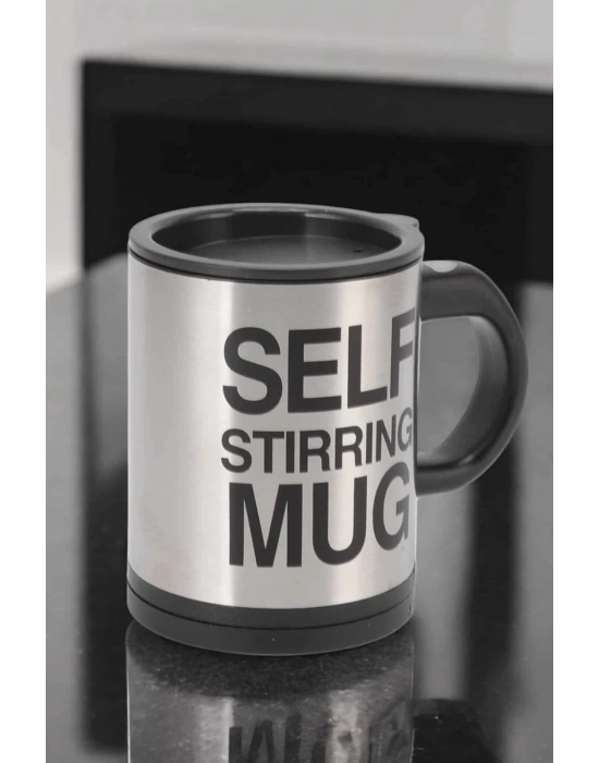 ÇOK SATAN Yazılı Mug Kupa Karıştırıcı Özelliği Ve Paslanmaz Çelik