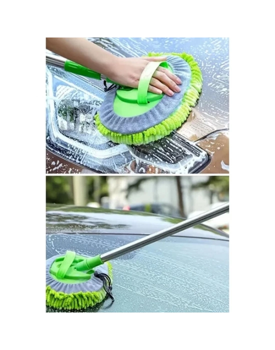 ÇOK SATAN Yedek Bezli Mikrofiber Araba Yıkama Fırçası
