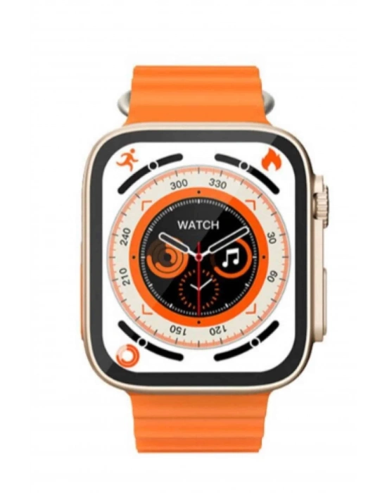 ÇOK SATAN Yeni Model Akıllı Saat Ultra Smart Watch Gümüş Kasa 45mm Titreşim