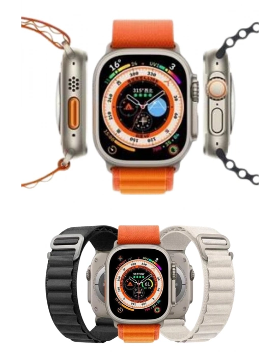 ÇOK SATAN Yeni Nesil Akıllı Saat Çok Yönlü Titreşimli 49 MM Android ve İOS Uyumlu
