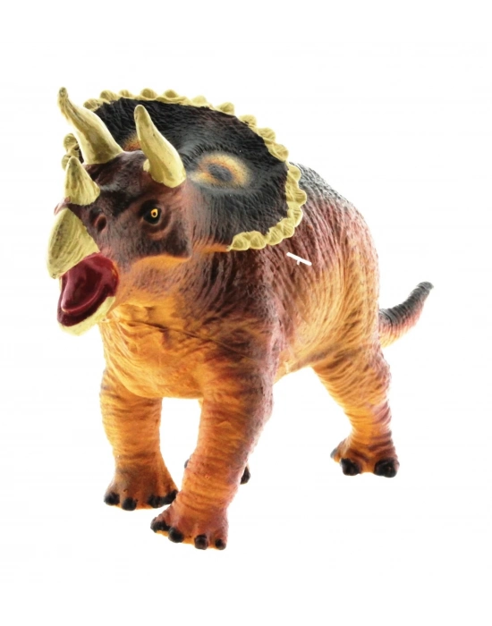 ÇOK SATAN Yumuşak Plastik Dinozor Figür - Triceratops
