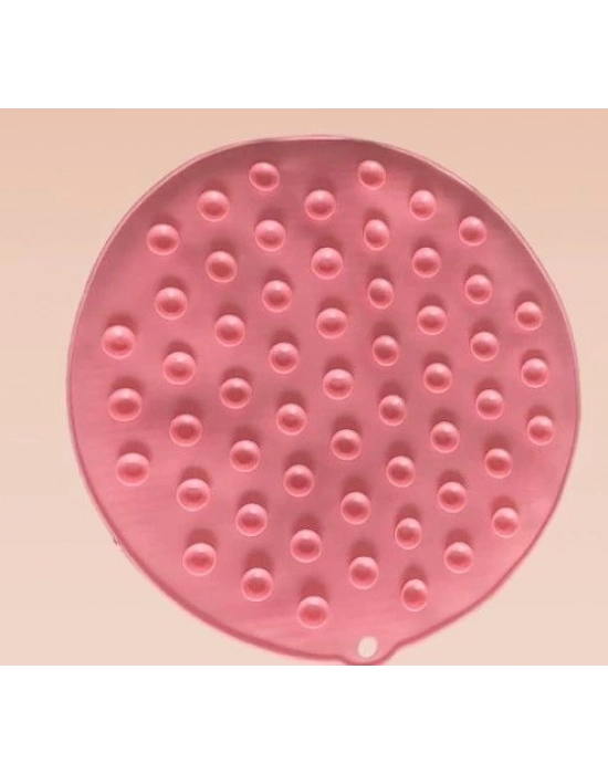 ÇOK SATAN Yuvarlak Vantuzlu Banyo Sırt Kese Matı 26 cm