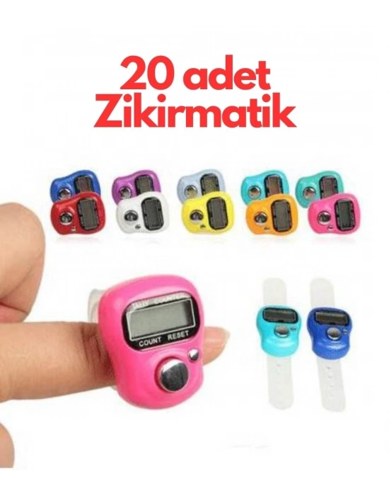 ÇOK SATAN Yüzük Zikir Matik ( 20 Adet )