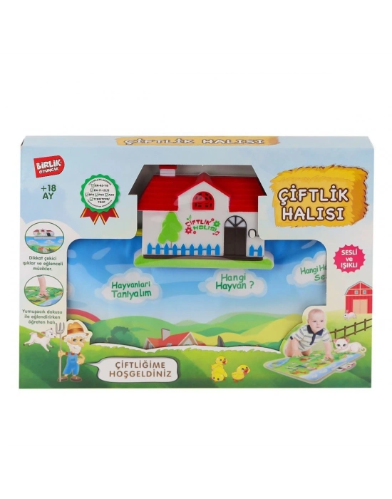 ÇOK SATAN YY-571 A622374TR-U Sesli ve Işıklı Eğitici Çiftlik Halısı