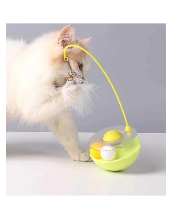 ÇOK SATAN Zilli Kedi Otlu Hacıyatmaz Oyuncağı