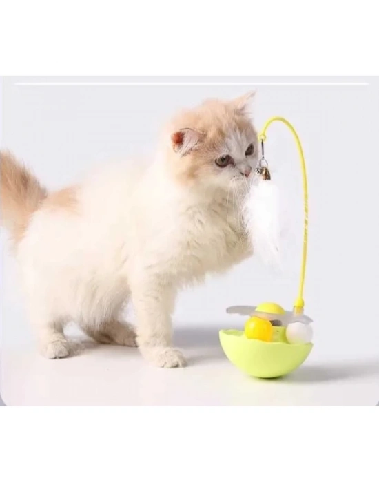 ÇOK SATAN Zilli Kedi Otlu Hacıyatmaz Oyuncağı