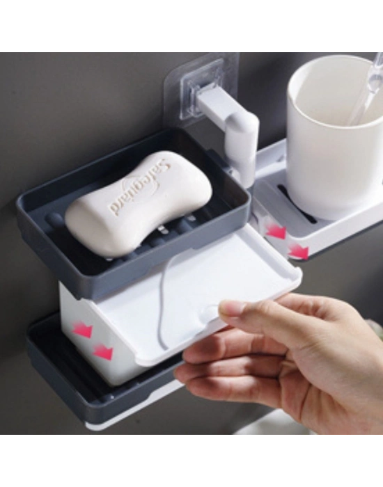 ®  Çoklu Sabun Tutucu Fonksiyonel Banyo Sabunluk