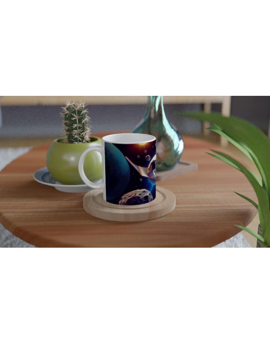 Cool Ay Tatili Temalı Çocuklara Özel Baskılı Kupa Bardak