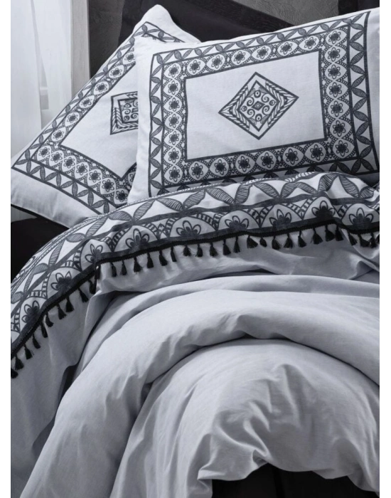 Cotton Box Candy Ranforce Nevresim Takımı Tek Kişilik Degno Siyah