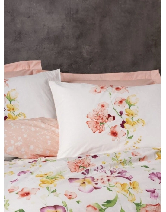 Cotton Box Ranforce Nevresim Takımı Tek Kişilik Emma Somon