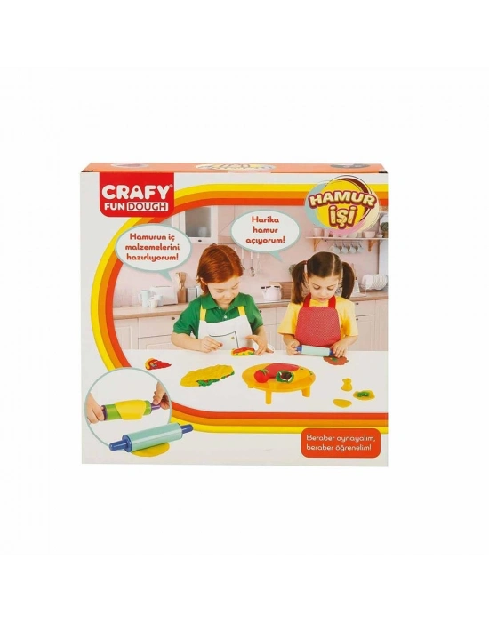 ® Crafy Hamur İşi Oyun Hamuru Seti 200 g 6 Parça