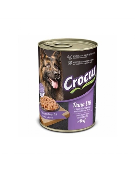 Crocus Dana Etli Köpek Yaş Maması 1 Adet 400 Gr