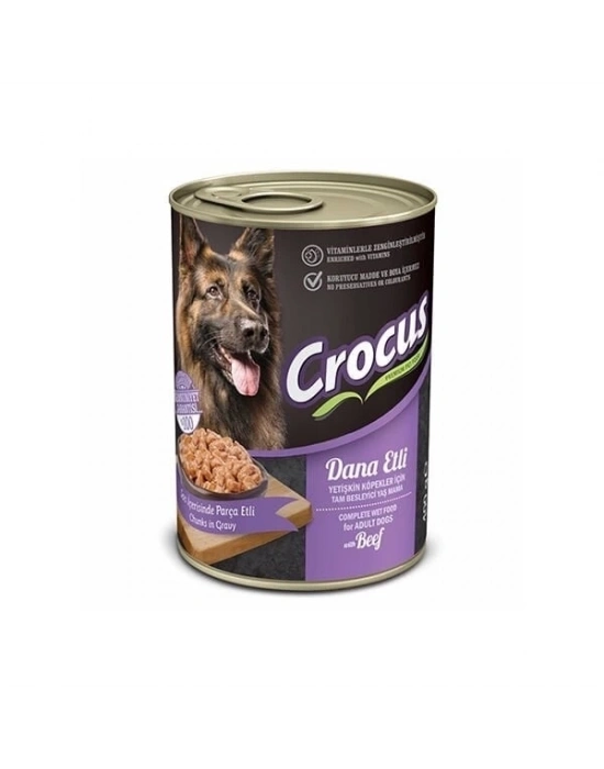 Crocus Dana Etli Köpek Yaş Maması 400 Gr