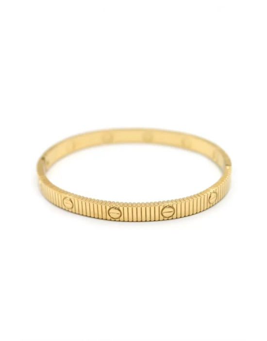 Crt Love Taşsız Bilezik - Altın